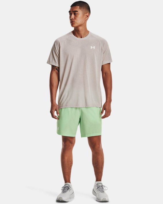 Men's UA SpeedPocket 7" Shorts, Green, pdpMainDesktop image number 2